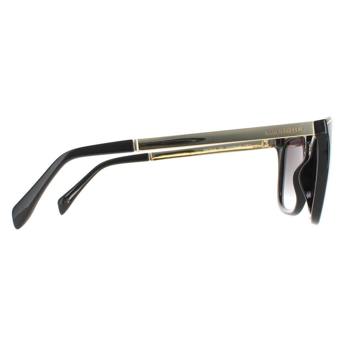 Karen Millen Sunglasses KM5044 001 Black Grey Gradient