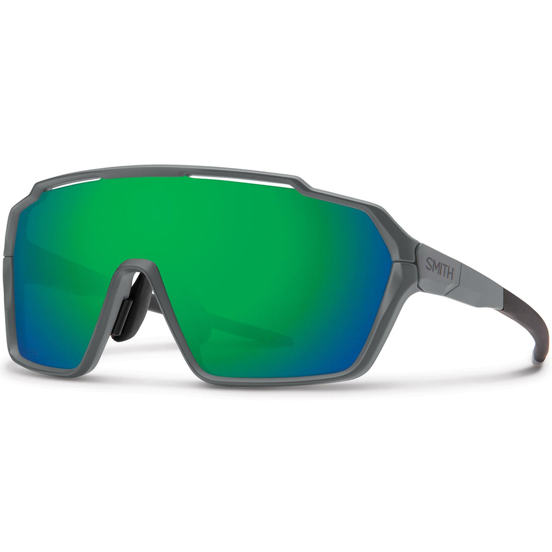 Smith Sunglasses Shift Mag RIW X8 Matte Grey ChromaPop Green Mirror