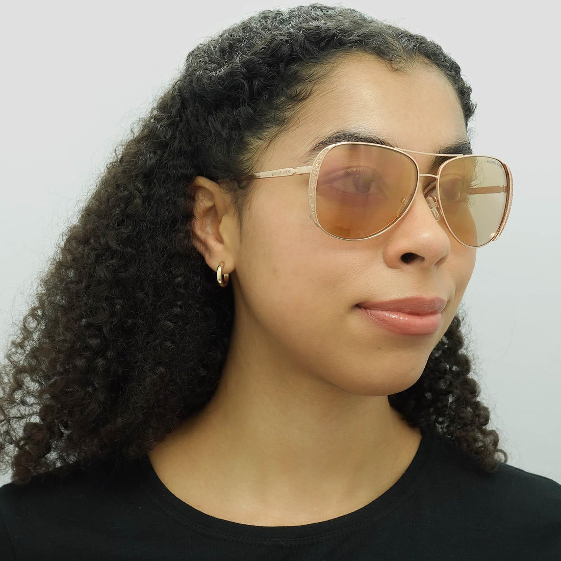 Michael Kors Sunglasses MK1082 1108R1 Rose Gold Rose Gold Flash