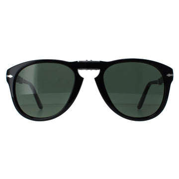 Persol Sunglasses PO0714 95/31 Black Green Folding 54mm