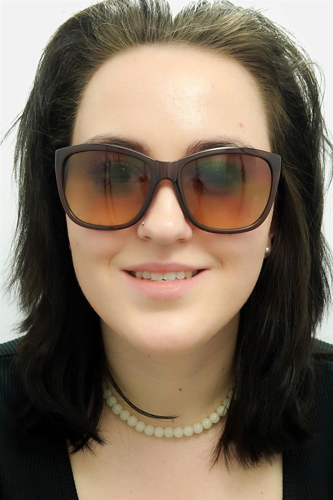 Calvin Klein Sunglasses CK19565S 210 Milky Brown Brown Gradient