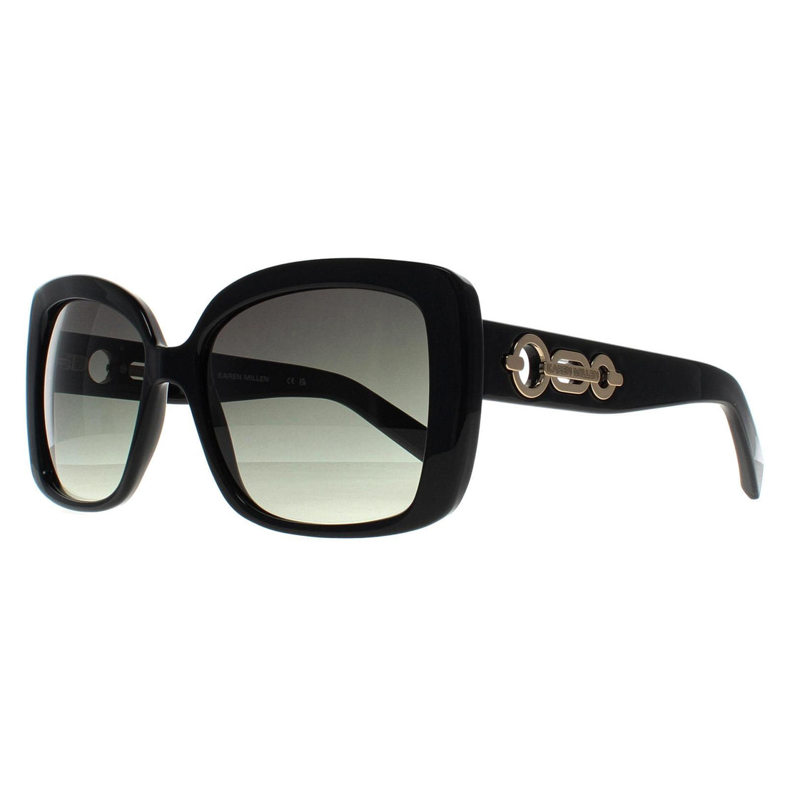 Karen Millen Sunglasses KM5056 001 Black Grey