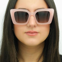 Burberry Sunglasses BE4344 Daisy 387413 Frosted Pink Brown Gradient