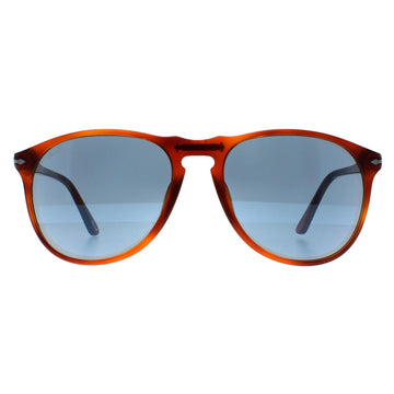 Persol PO9649 Sunglasses Terria di Siena Tortoise Blue