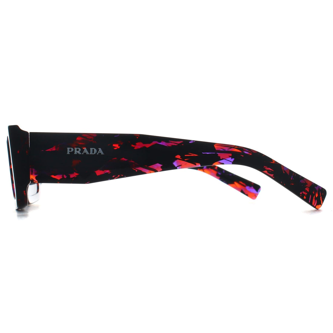 Prada Sunglasses PR06YS 06V5S0 Abstract Orange Dark Grey