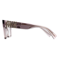 Miu Miu Glasses Frames MU04UV 12W1O1 Transparent Mauve Women
