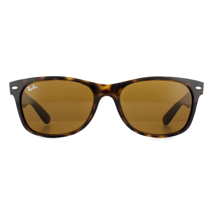 Ray-Ban Sunglasses New Wayfarer 2132 710 Light Havana Brown 55mm