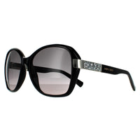 Jimmy Choo Sunglasses ALANA/S D28 EU Shiny Black Grey Gradient