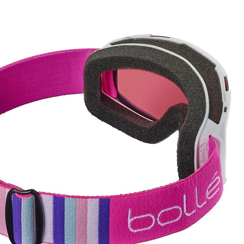 Bolle Ski Goggles Rocket BG107005 Matte White & Pink Vermillon