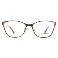 Ted Baker Glasses Frames TB2227 Maddox 104 Brown and Gold Women