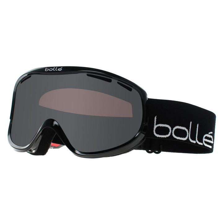 Bolle Ski Goggles Sierra 21948 Shiny Black and White Vermillon Gun Cat 2