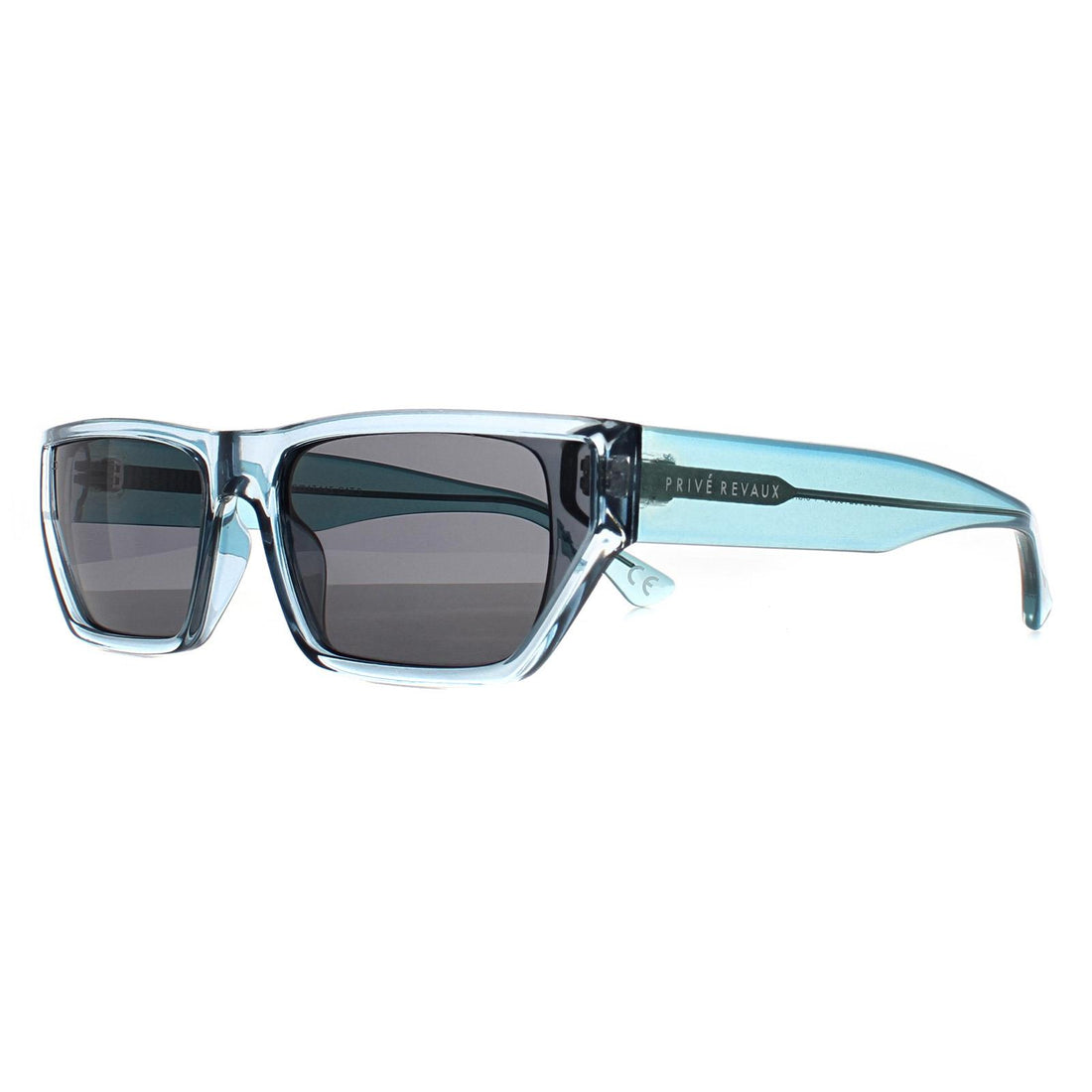 Prive Revaux Sunglasses Low Key OX2 M9 Ocean Blue Dark Grey