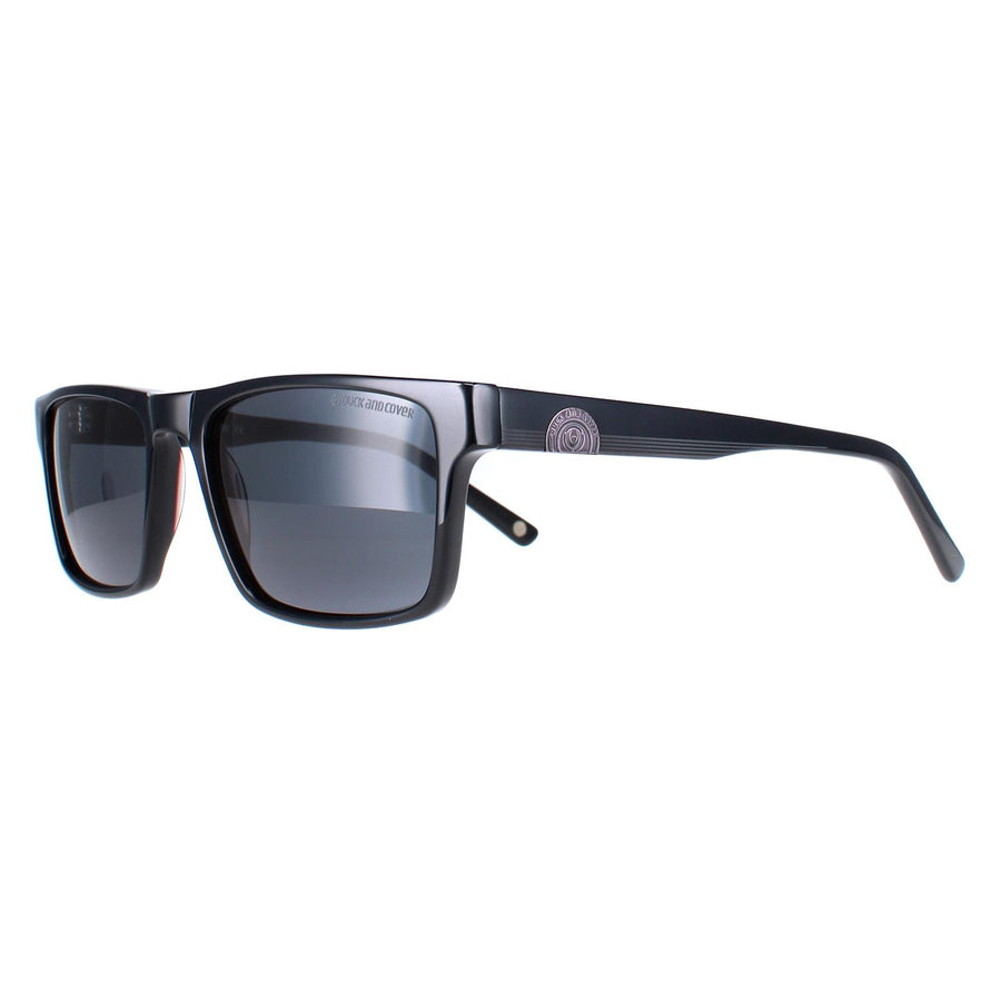 Duck and Cover Sunglasses DCS032 C1 Black Grey