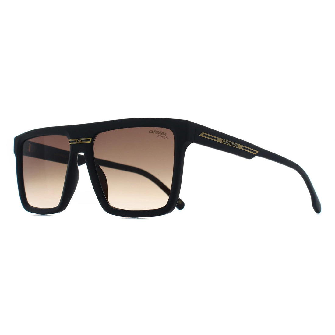 Carrera Sunglasses Victory C 03/S 003 86 Black Black Brown Green Anti Reflex
