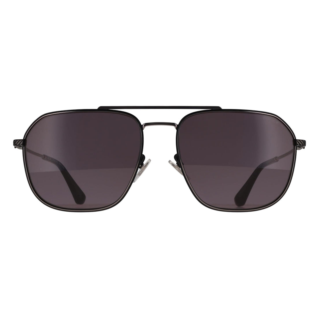 Police Sunglasses SPLF64M Octane 1 0509 Shiny Gunmetal Grey