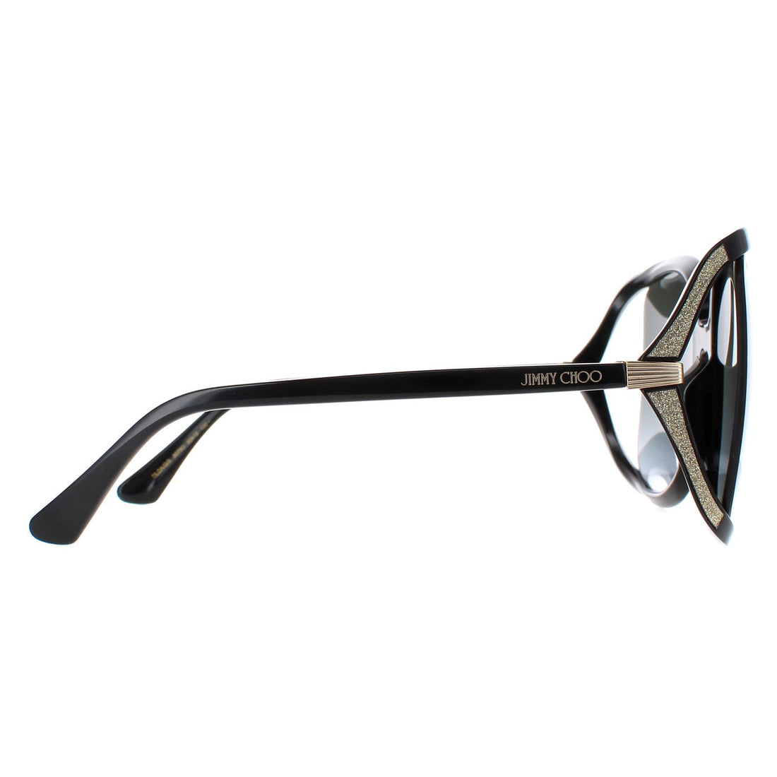 Jimmy Choo Sunglasses TILDA/G/S 807 9O Black Dark Grey Gradient