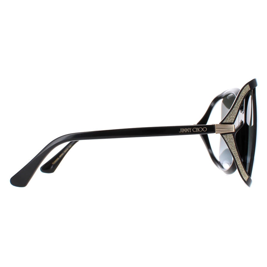Jimmy Choo Sunglasses TILDA/G/S 807 9O Black Dark Grey Gradient