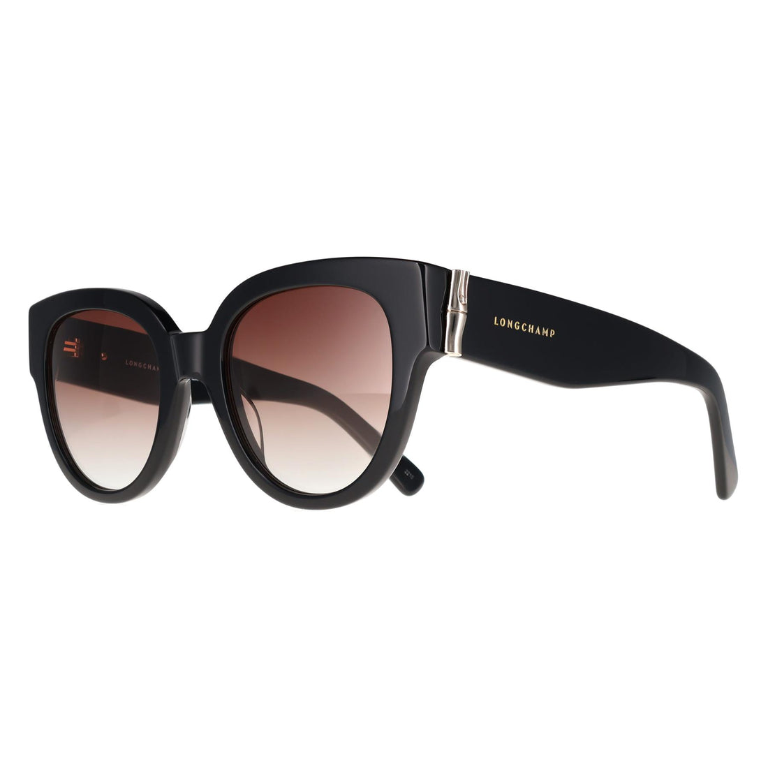 Longchamp Sunglasses LO733S 001 Black Brown Clear Gradient