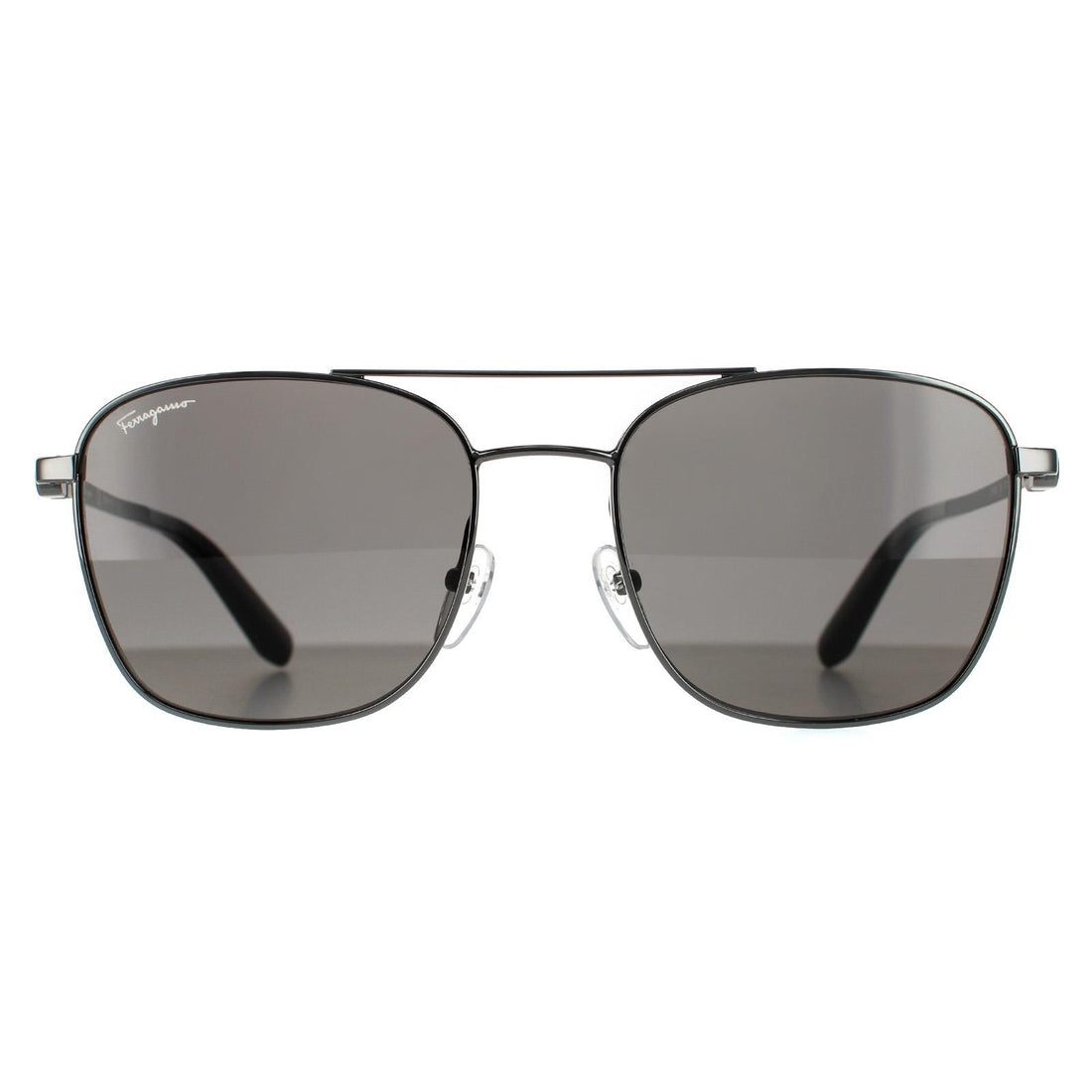 Salvatore Ferragamo Sunglasses SF158S 015 Dark Gunmetal Smoke Grey