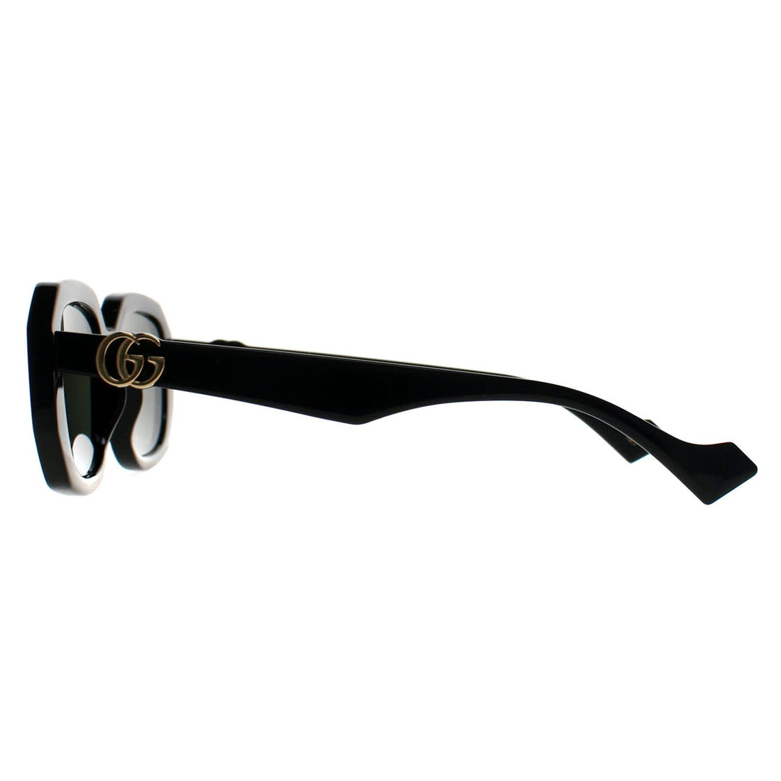 Gucci Sunglasses GG1535S 001 Shiny Black Grey Light Mirror
