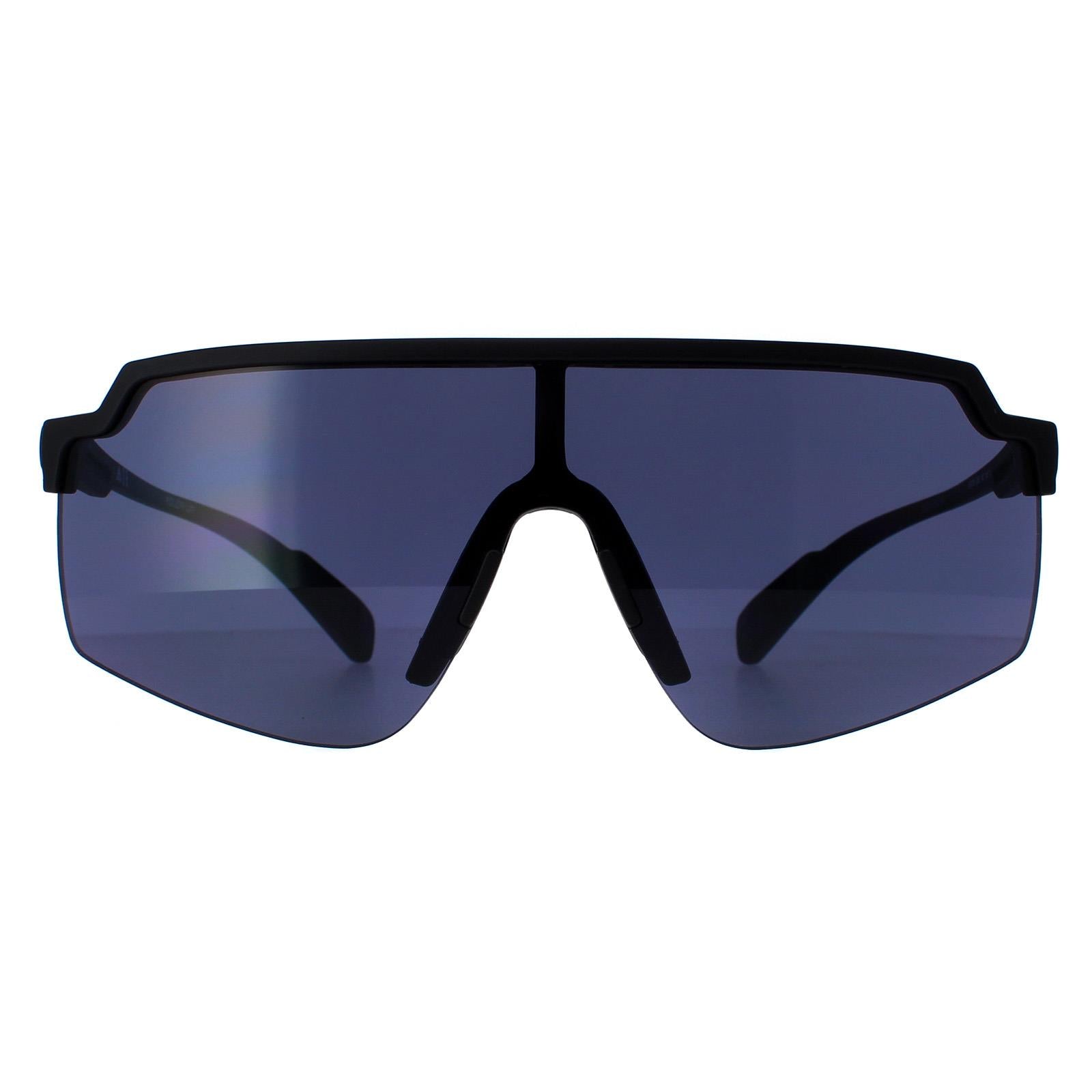 Sunglasses SP0018 Matte Black Kolor Up Grey