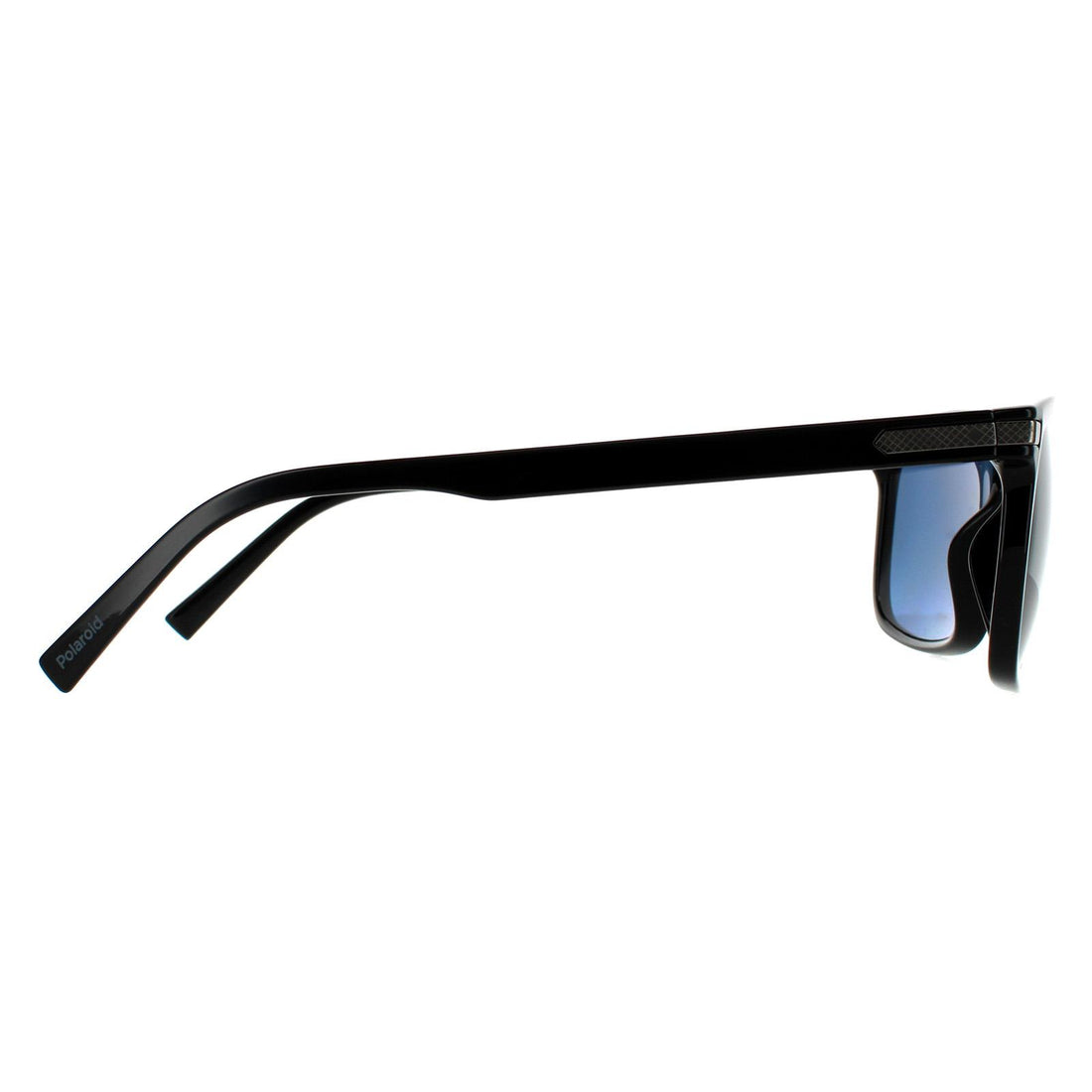 Polaroid Sunglasses PLD 2075/S/X D51 C3 Shiny Black Blue Polarized