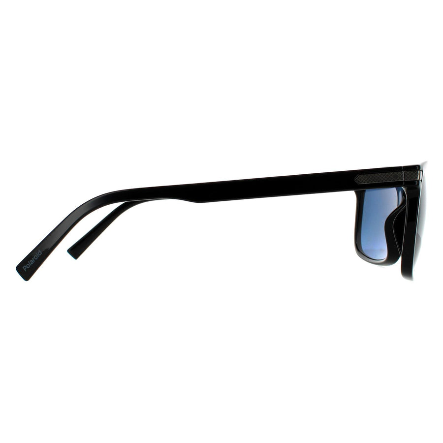 Polaroid Sunglasses PLD 2075/S/X D51 C3 Shiny Black Blue Polarized