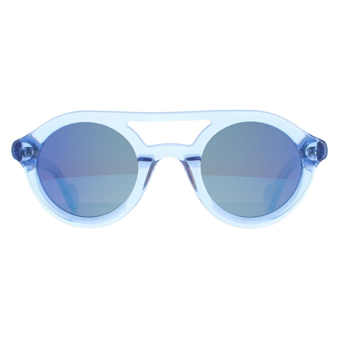 Moncler Sunglasses ML0014 84L Shiny Light Blue Blue