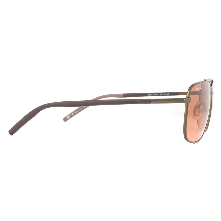 Serengeti Sunglasses Tellaro 8822 Matte Espresso Mineral Drivers Brown Gradient