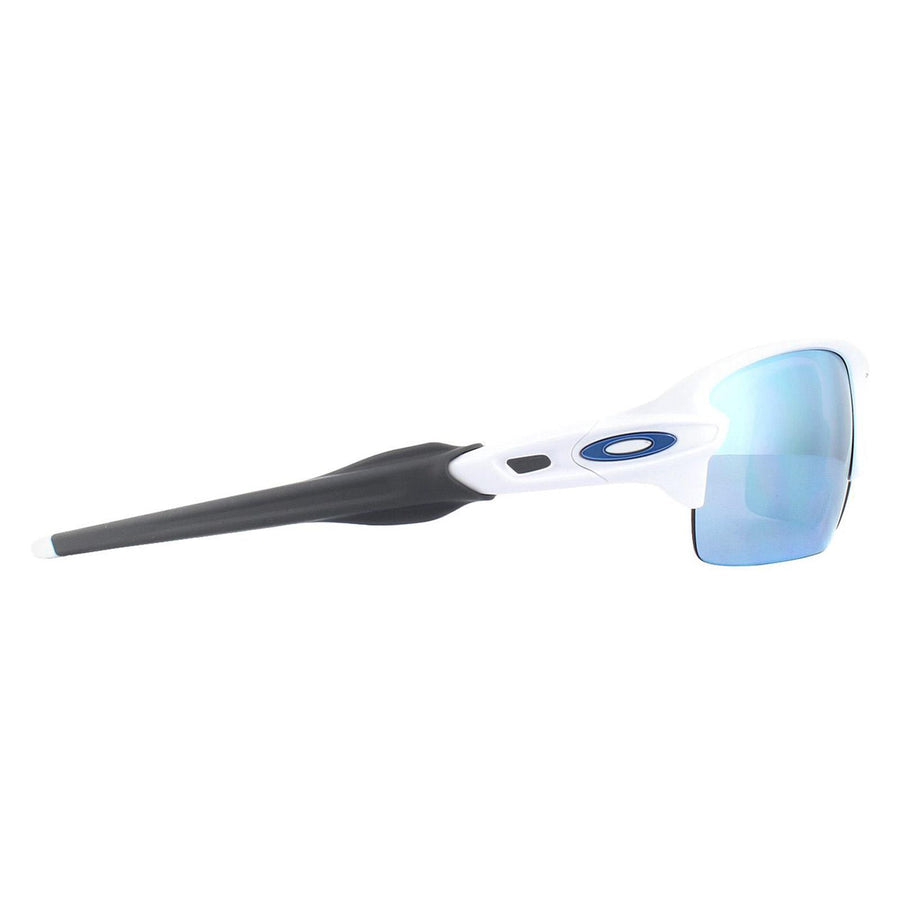 Oakley Sunglasses Flak XS OJ9005-06 Polished White Deep H2O Prizm Polarized