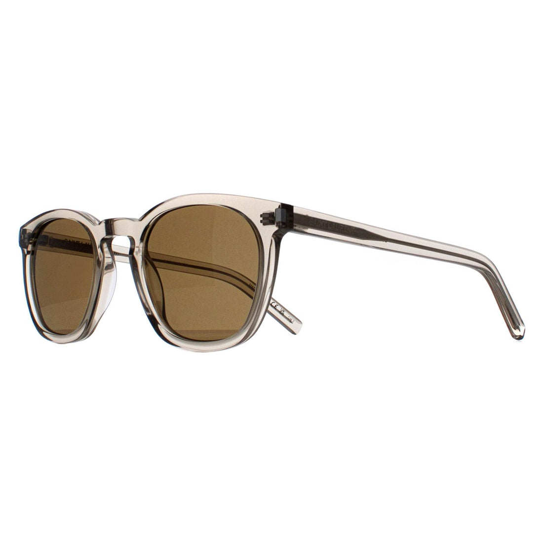 Saint Laurent Sunglasses SL28 047 Transparent Beige Brown