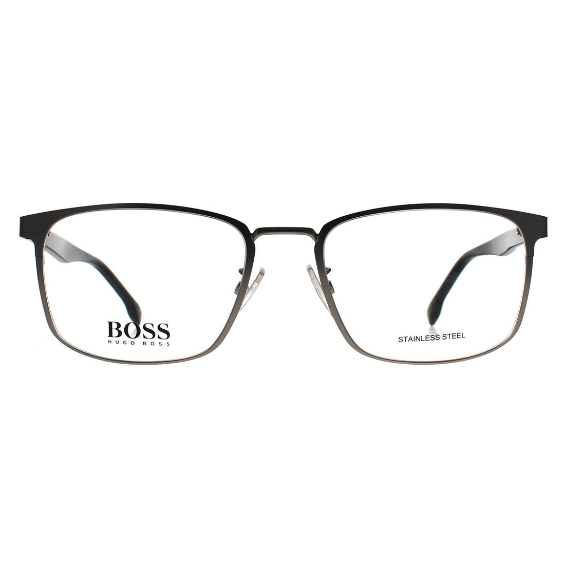 Hugo Boss Glasses Frames BOSS 1295/F R81 Matte Ruthenium Grey Men