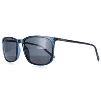 INVU Sunglasses B2125 D Transparent Crystal Blue Dark Blue Polarized