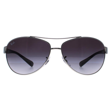 Ray-Ban RB3386 Sunglasses Silver Grey Gradient