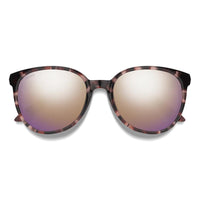 Smith Sunglasses Cheetah OT4 9V Rose Tortoise ChromaPop Polarized Rose Gold Mirror