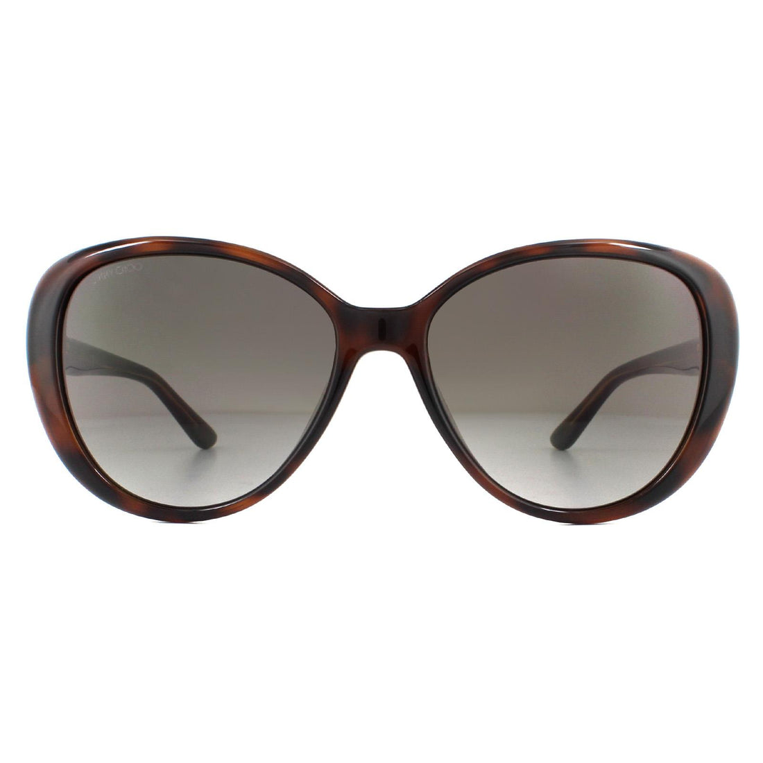 Jimmy Choo AMIRA/G/S Sunglasses Dark Havana Brown Gradient