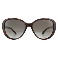 Jimmy Choo AMIRA/G/S Sunglasses Dark Havana Brown Gradient