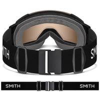 Smith Ski Goggles I/O Mag XL 0JX 4O Black ChromaPop Pro Photochromic Gold Mirror & CP Storm Blue Sensor Mirror