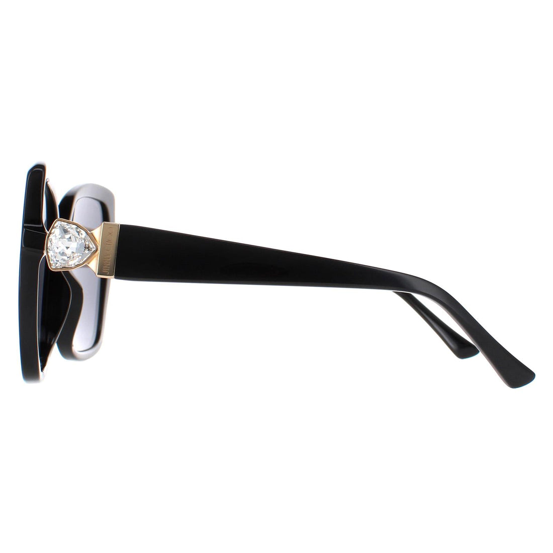 Jimmy Choo Sunglasses MANON/G/S 807 IR Black Grey Blue