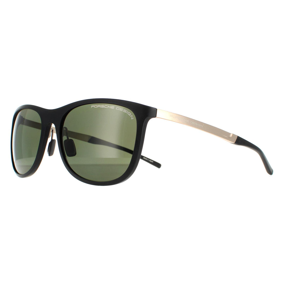 Porsche Design Sunglasses P8672 C Black Gold Green Grey Polarized