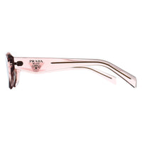 Prada Sunglasses PR26ZS 19Q10D Transparent Peach Light Brown