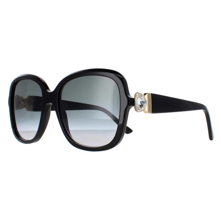 Jimmy Choo Sunglasses SADIE/S 807 9O Black Dark Grey Gradient