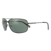 Polaroid Sunglasses PLD 2101/S 003 UC Matte Black Green Polarized