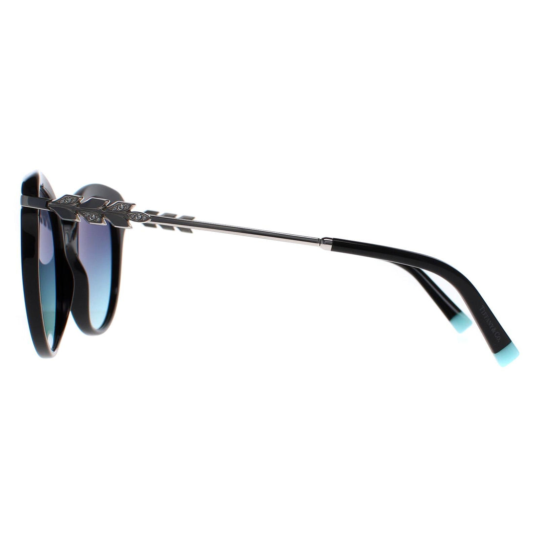 Tiffany Sunglasses TF4189 80019S Black Azure Gradient Blue