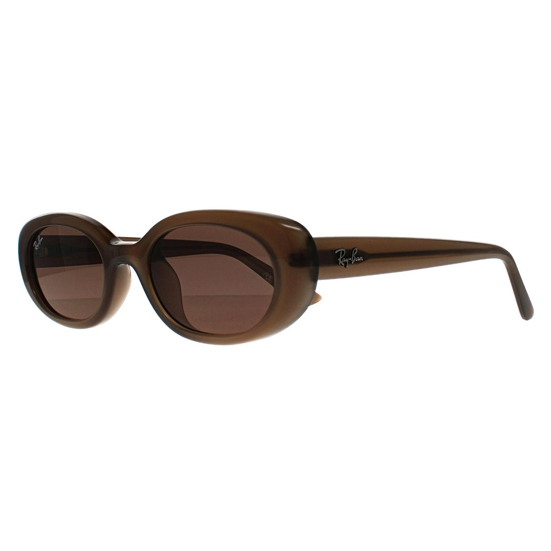 Ray-Ban Sunglasses RB4441D Bio Based 677973 Matte Opal Brown Dark Brown