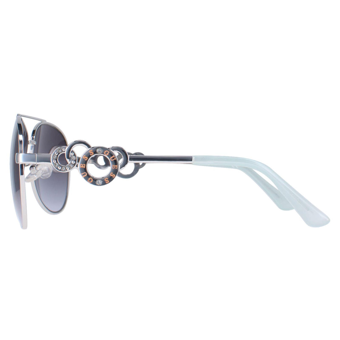 Guess Sunglasses GF0365 10B Silver Grey Gradient