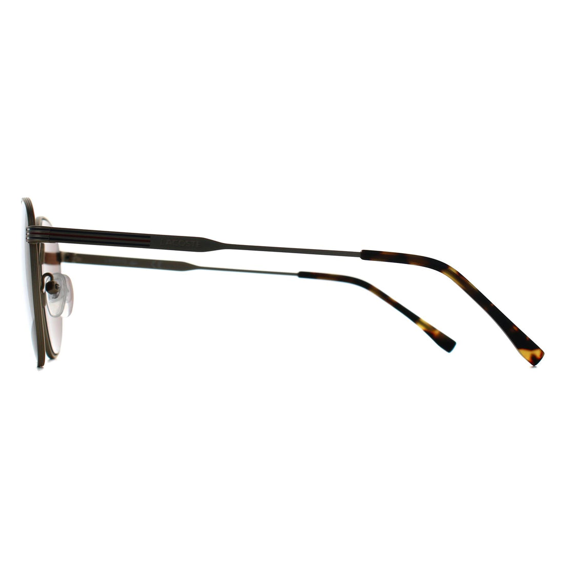 Lacoste Sunglasses L251S 710 Semi Matte Gold Brown