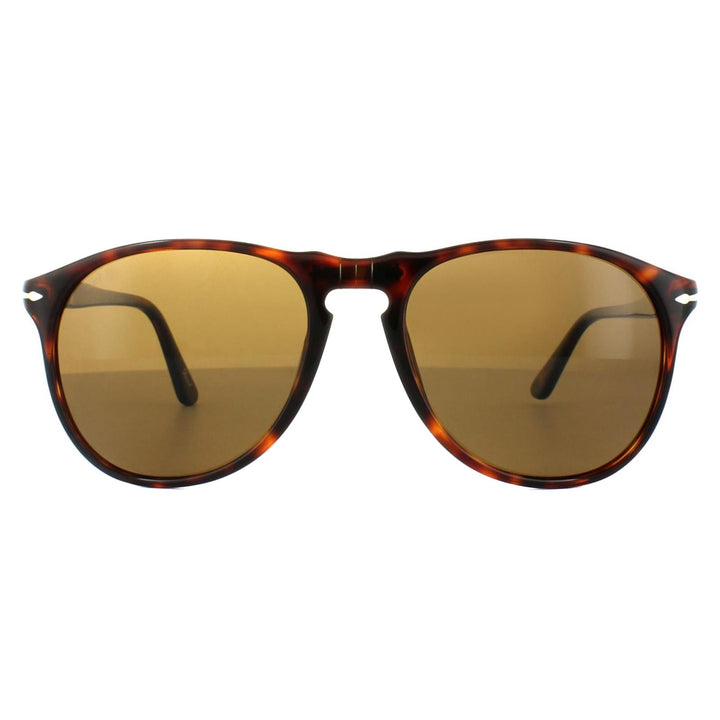 Persol Sunglasses 9649 24/57 Havana Crystal Brown Polarized