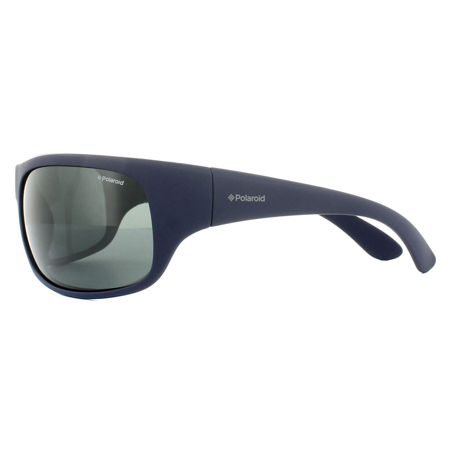 Polaroid Sport Sunglasses 07886 SZA Y2 Matt Dark Blue Grey Polarized