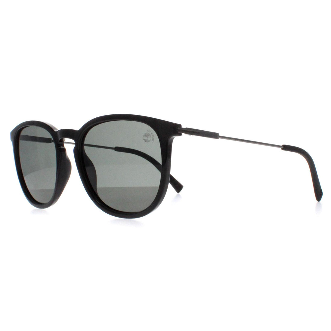 Timberland Sunglasses TB9291-H 01R Shiny Black Green Polarised